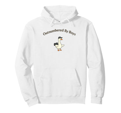 Outnumbered Gaming Mom Goose Funny Hoodie - Streetwear Style for Adults - T-Shirt, Sweatshirt, Hoodie