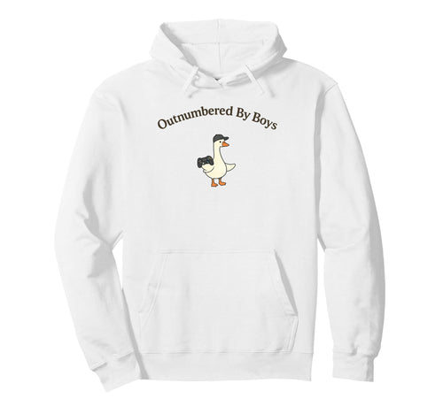 Outnumbered Gaming Mom Goose Funny Hoodie - Streetwear Style for Adults - T-Shirt, Sweatshirt, Hoodie