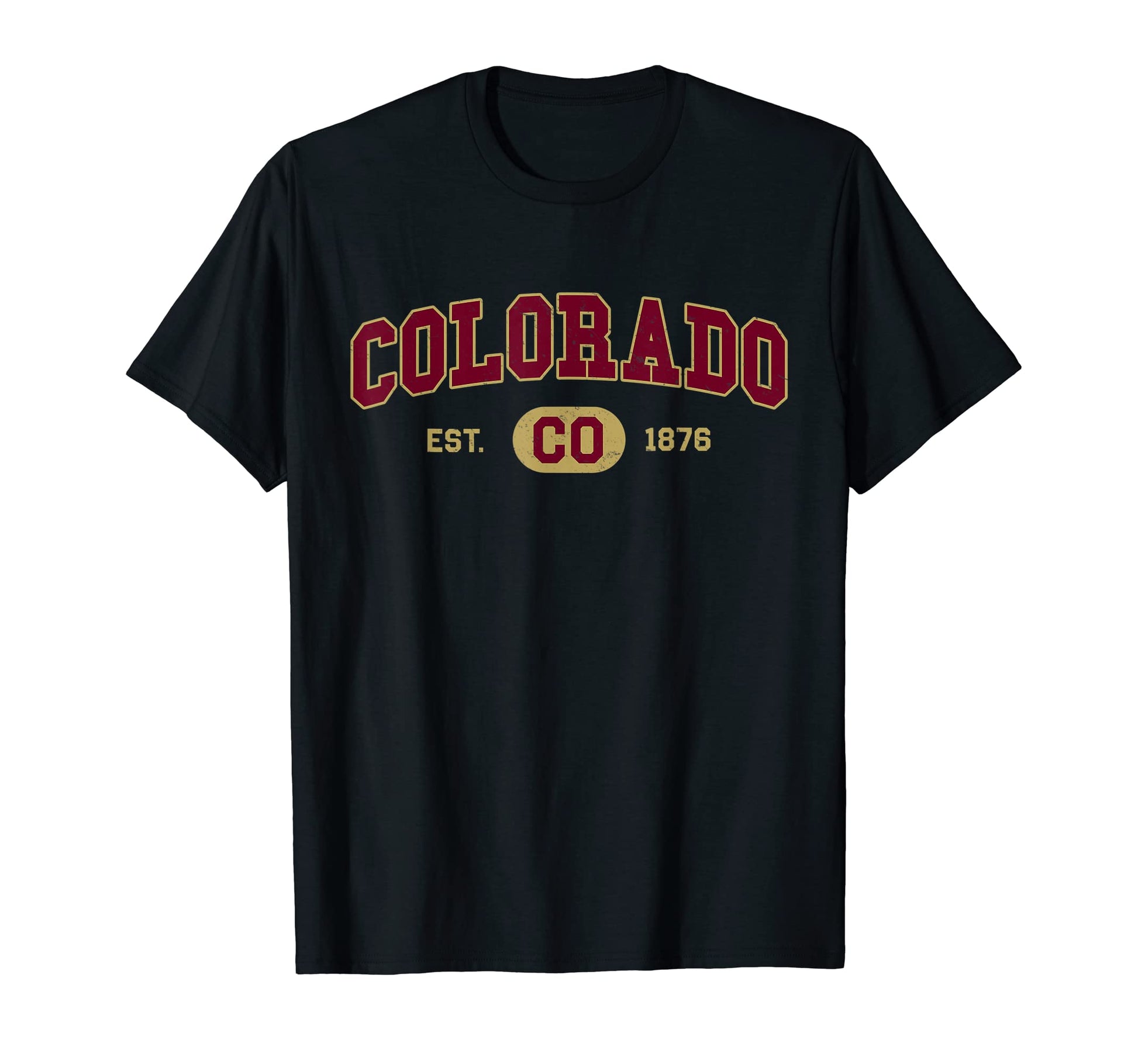 Colorado Collegiate Letter T-Shirt - Casual Everyday Wear for Adults - T-Shirt, Sweatshirt, Hoodie