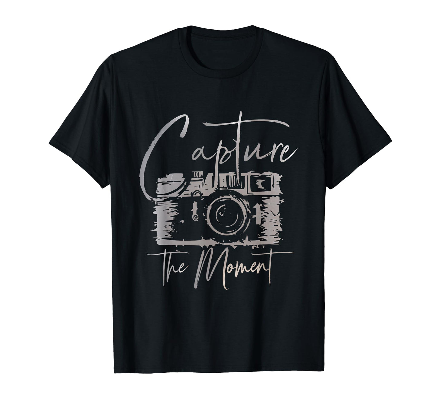Capture Moment Photography Camera Art T-Shirt - Custom Art Print Men Women - T-Shirt, Sweatshirt, Hoodie