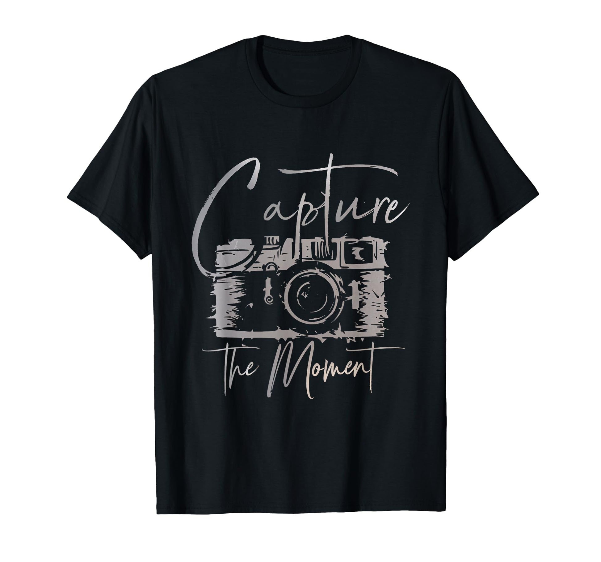 Capture Moment Photography Camera Art T-Shirt - Custom Art Print Men Women - T-Shirt, Sweatshirt, Hoodie