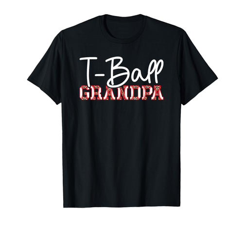 T Ball Grandpa Leopard Baseball T Ball T-Shirt - Fun Novelty Design Unisex - T-Shirt, Sweatshirt, Hoodie