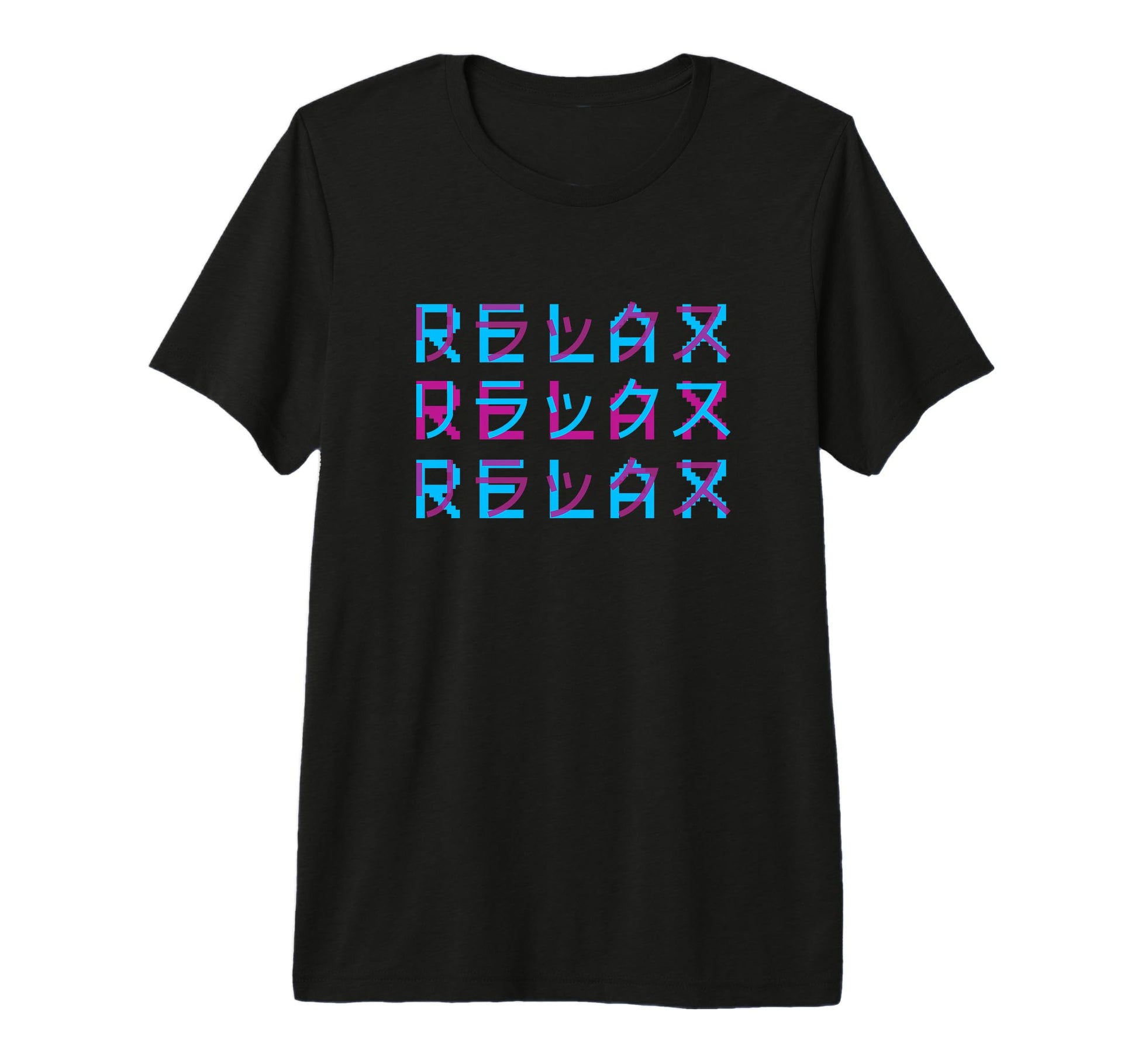 Vaporwave Aesthetic Relax Japanese T-Shirt - Aesthetic Graphic Men Women - T-Shirt, Sweatshirt, Hoodie