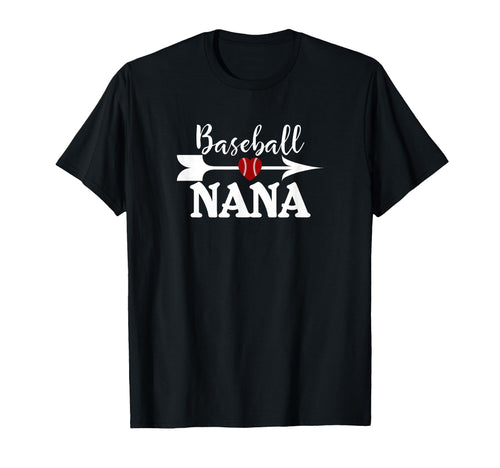 Baseball Nana Proud Grandma Mothers Day T-Shirt - Graphic Print Men Women - T-Shirt, Sweatshirt, Hoodie