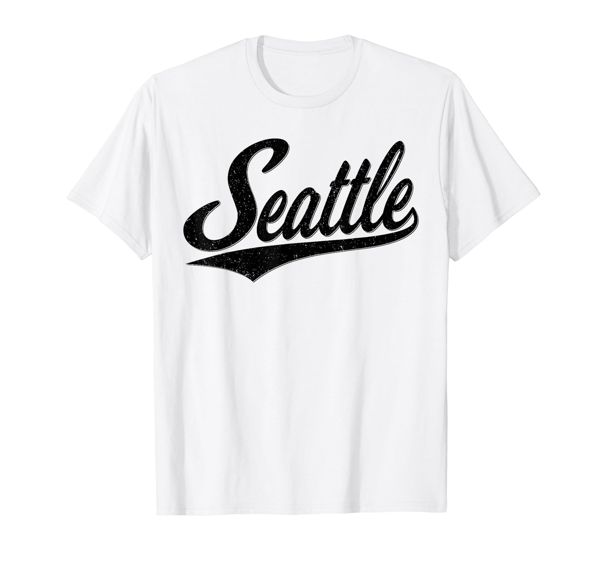 Seattle Washington Varsity Script Sports T-Shirt - Graphic Print for Adults - T-Shirt, Sweatshirt, Hoodie