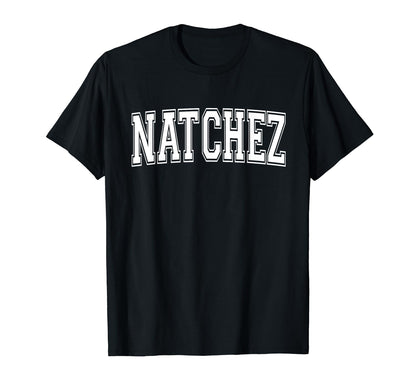Natchez Ms Mississippi Usa Sports T-Shirt - Minimalist Print Men Women - T-Shirt, Sweatshirt, Hoodie