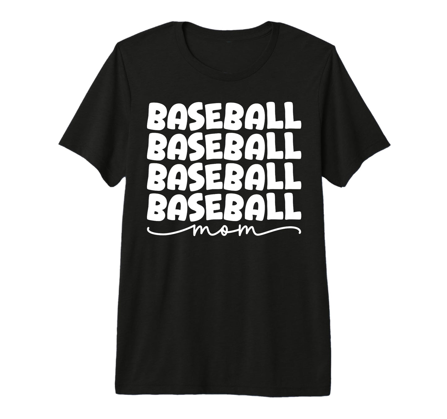 Baseball Mom Pride Tri Blend T-Shirt - Casual Everyday Wear Men Women - T-Shirt, Sweatshirt, Hoodie