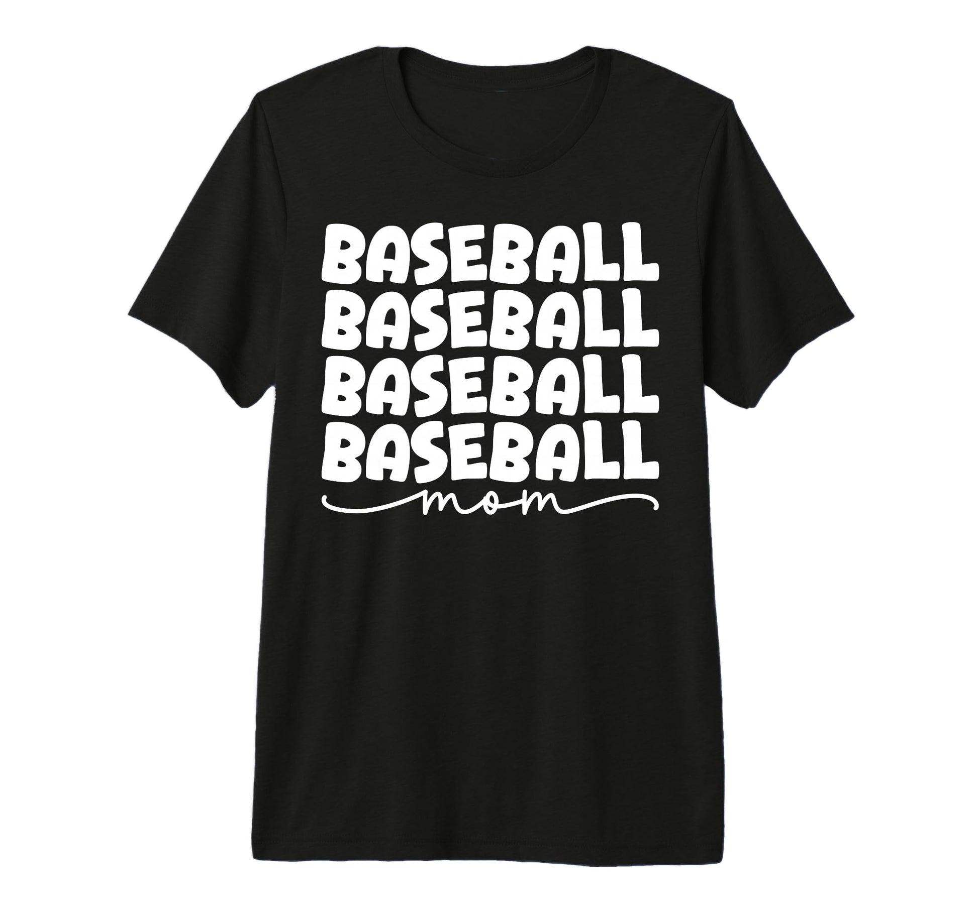 Baseball Mom Pride Tri Blend T-Shirt - Casual Everyday Wear Men Women - T-Shirt, Sweatshirt, Hoodie