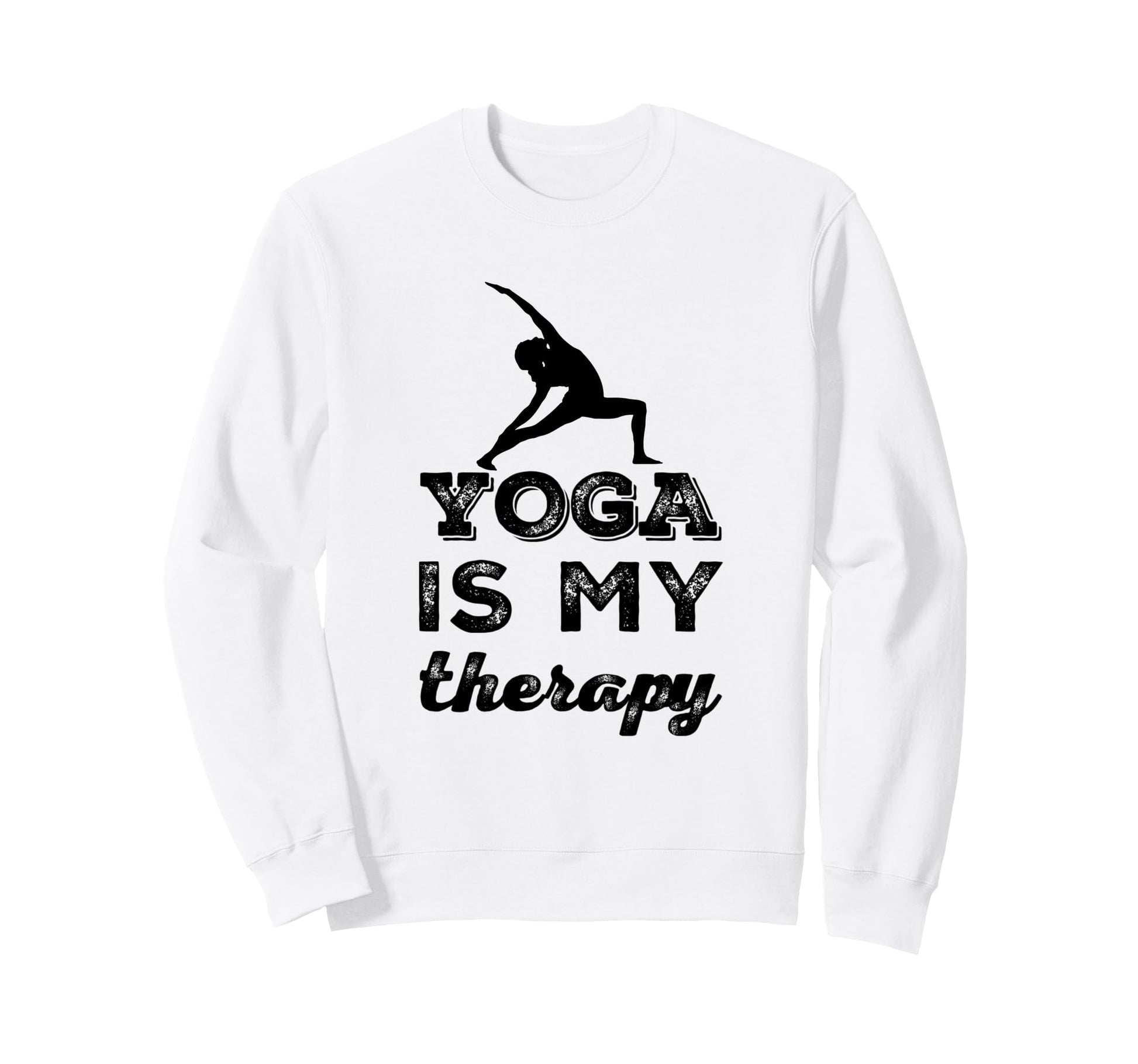 Funny Yoga Therapy Meditation Sweatshirt - Trendy Graphic for Adults - T-Shirt, Sweatshirt, Hoodie