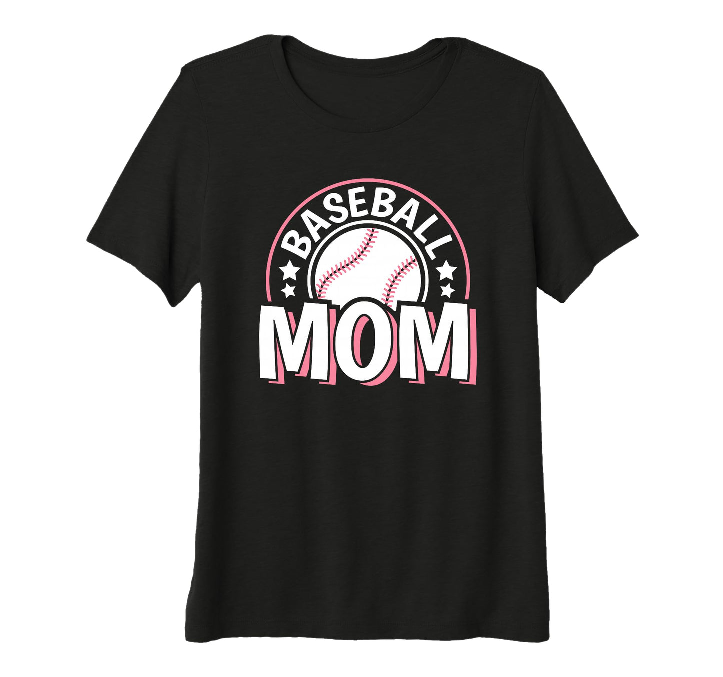 Womens Baseball Mom Baseball Tri Blend T-Shirt - Unique Graphic for Adults - T-Shirt, Sweatshirt, Hoodie