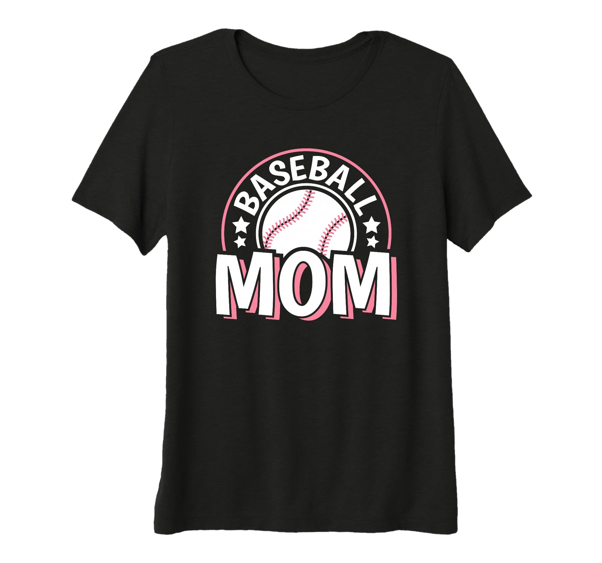 Womens Baseball Mom Baseball Tri Blend T-Shirt - Unique Graphic for Adults - T-Shirt, Sweatshirt, Hoodie
