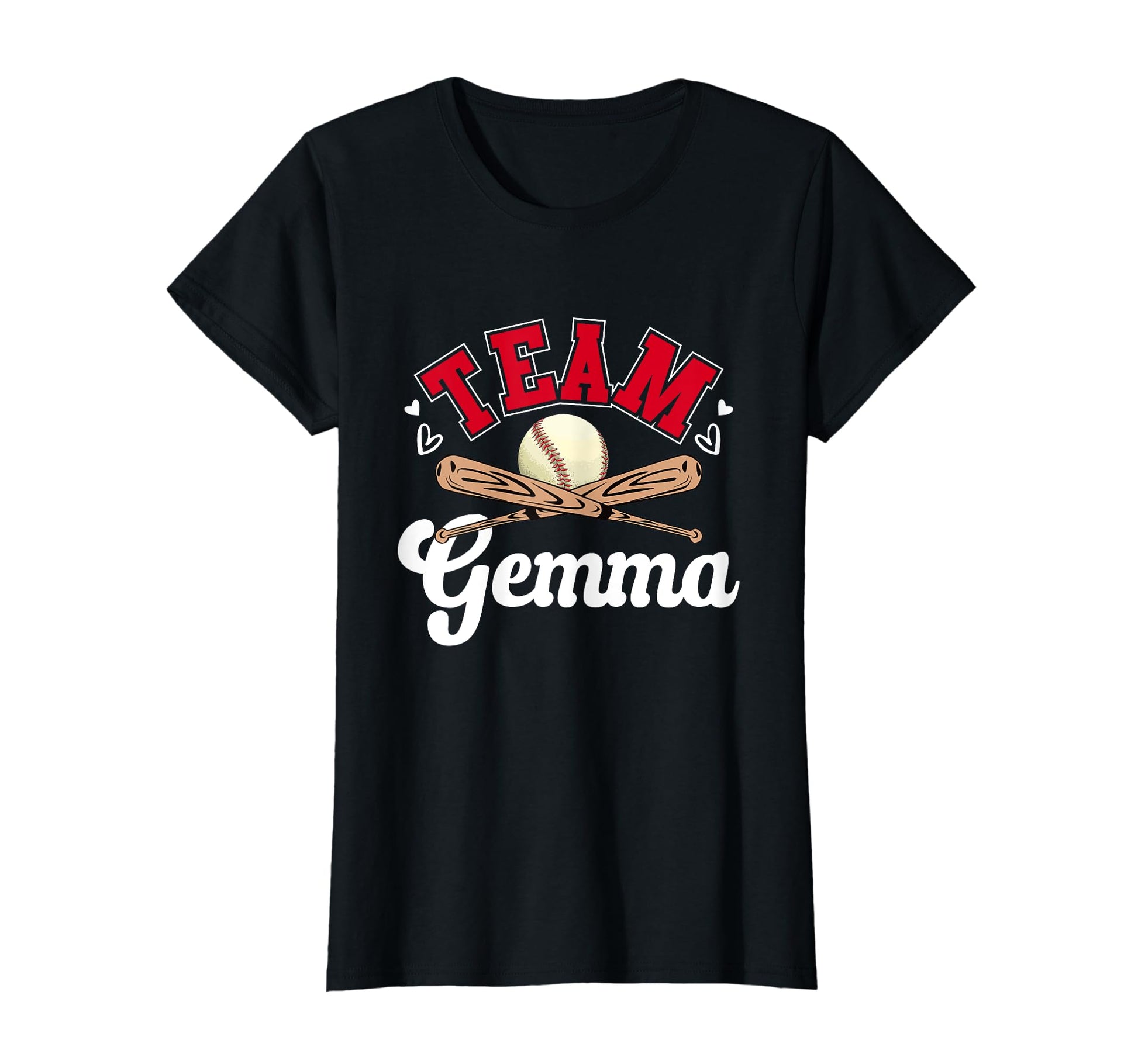 Team Gemma Mothers Day Baseball Softball T-Shirt - Minimalist Print Unisex - T-Shirt, Sweatshirt, Hoodie