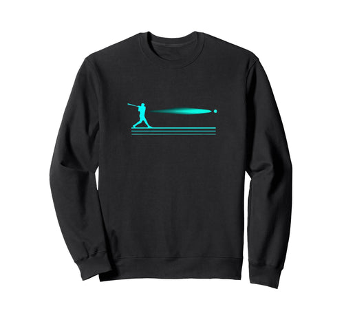 Baseball Swing Motion Player Gift Sweatshirt - Trendy Graphic for Adults - T-Shirt, Sweatshirt, Hoodie