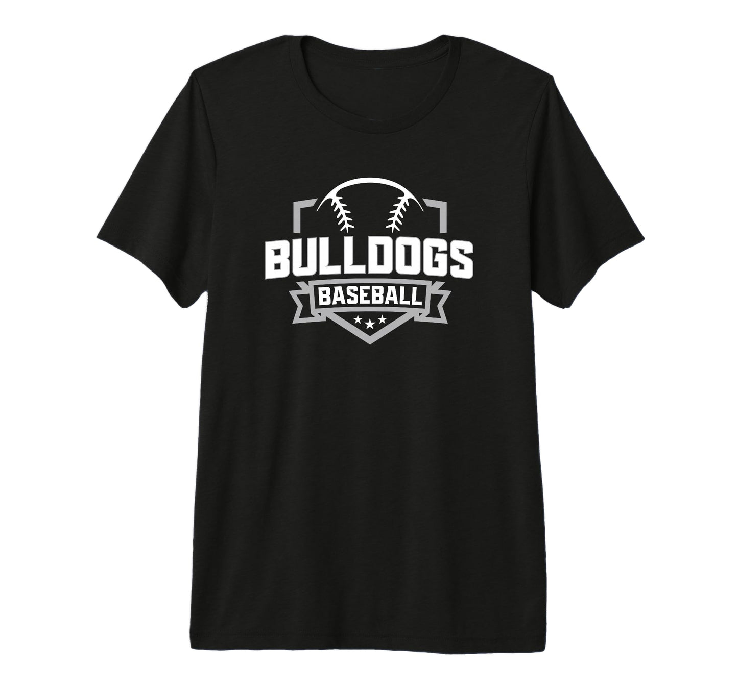Bulldogs Baseball Bulldog Mascot T-Shirt - Casual Everyday Wear Unisex - T-Shirt, Sweatshirt, Hoodie