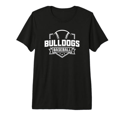 Bulldogs Baseball Bulldog Mascot T-Shirt - Casual Everyday Wear Unisex - T-Shirt, Sweatshirt, Hoodie