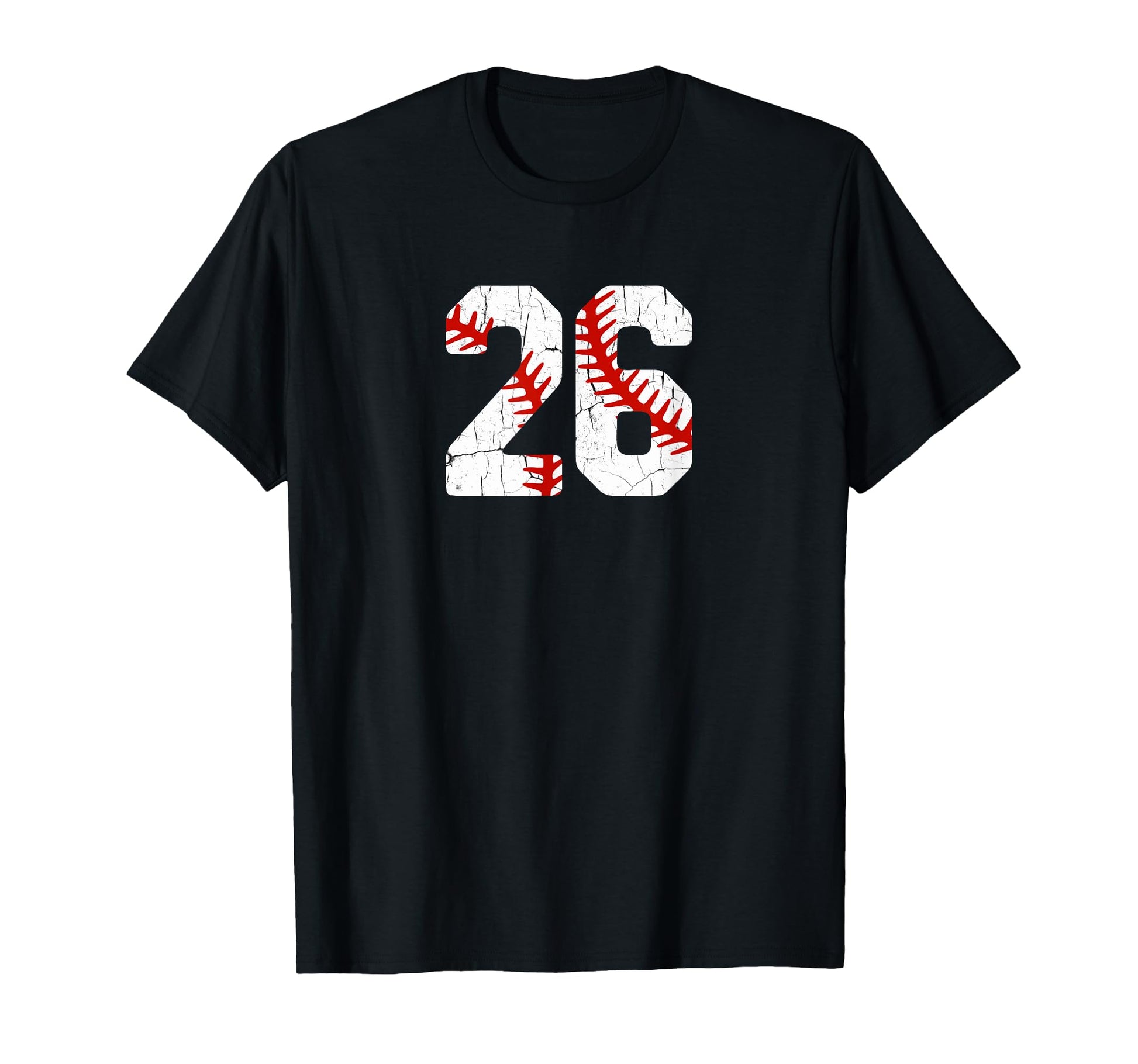 Baseball Player Jersey Number 26 26 T-Shirt - Casual Everyday Wear Unisex - T-Shirt, Sweatshirt, Hoodie
