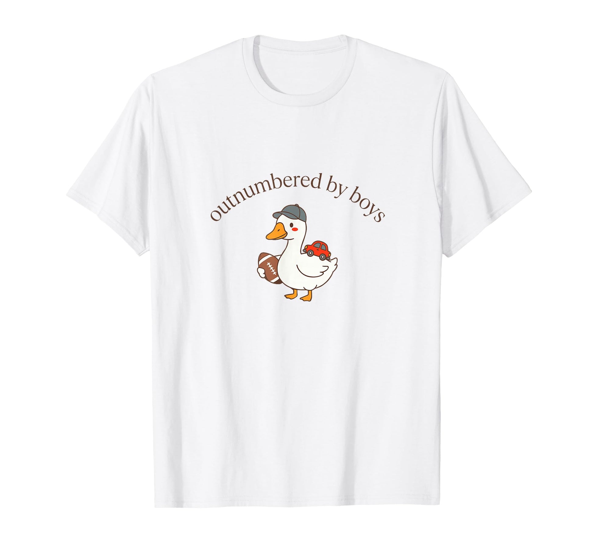 Outnumbered Funny Mom Goose Mothers T-Shirt - Novelty Apparel for Adults - T-Shirt, Sweatshirt, Hoodie