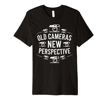 Camera Collector Cameraman T-Shirt - Minimalist Print for Adults - T-Shirt, Sweatshirt, Hoodie