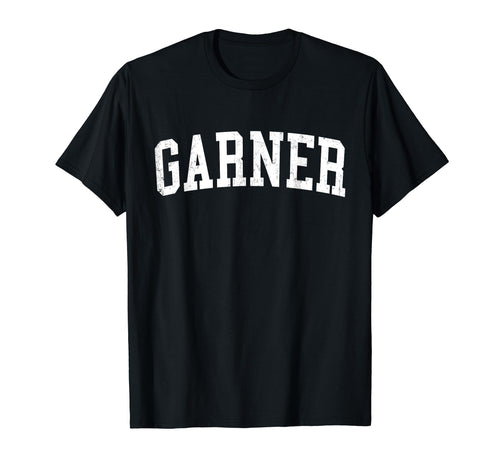 Garner Nc Distressed White Varsity T-Shirt - Minimalist Print Unisex - T-Shirt, Sweatshirt, Hoodie