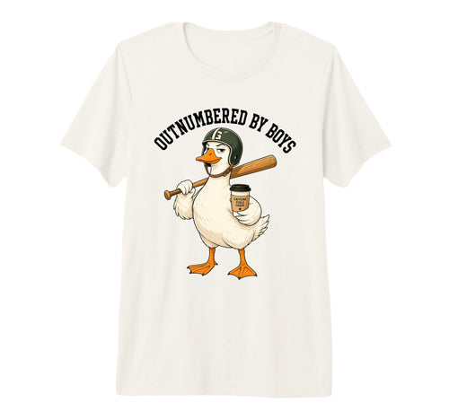 Outnumbered Funny Mom Goose Family Life Tri T-Shirt - Graphic Print Unisex - T-Shirt, Sweatshirt, Hoodie