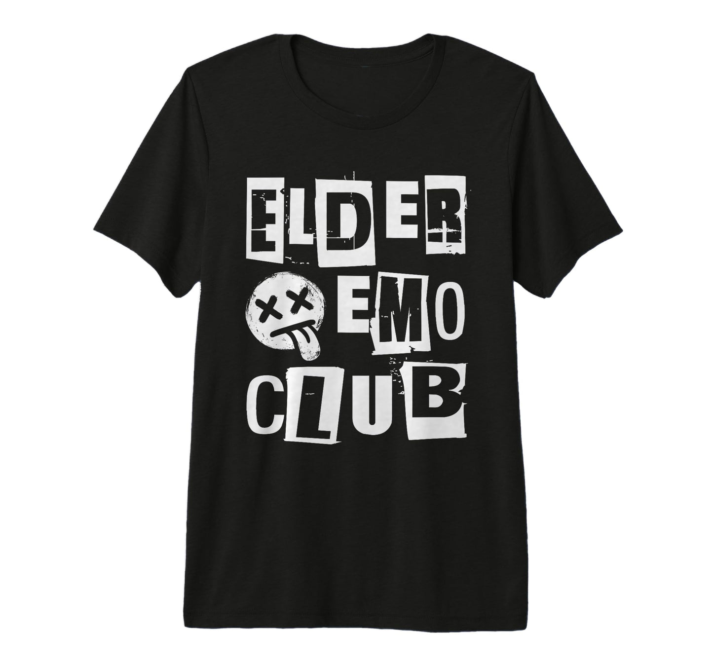Emo Rock Elder Emo Club Y2K 2000S T-Shirt - Casual Everyday Wear Unisex - T-Shirt, Sweatshirt, Hoodie