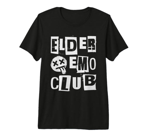 Emo Rock Elder Emo Club Y2K 2000S T-Shirt - Casual Everyday Wear Unisex - T-Shirt, Sweatshirt, Hoodie