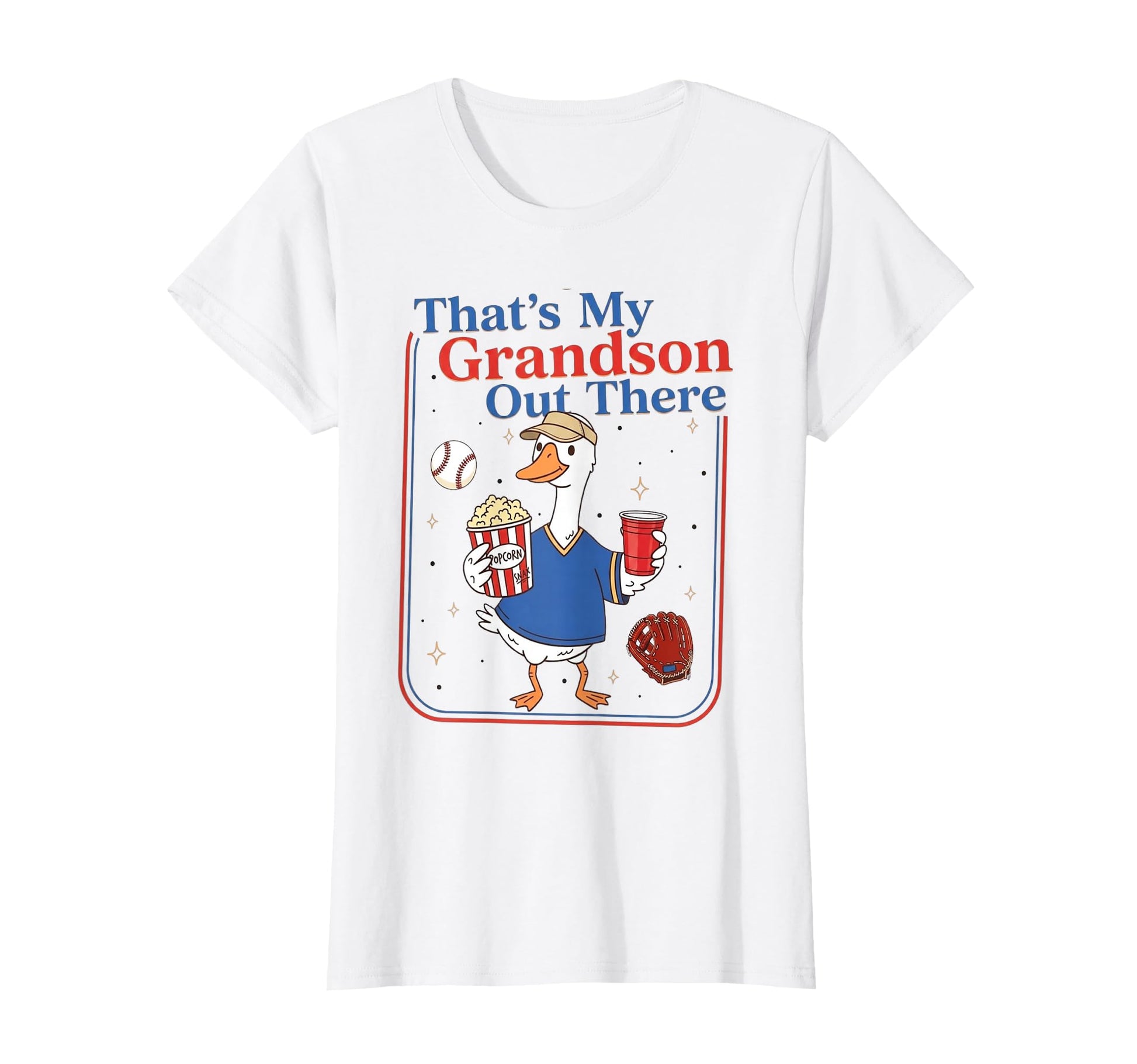 Thats My Grandson Out There Baseball T-Shirt - Streetwear Style for Adults - T-Shirt, Sweatshirt, Hoodie