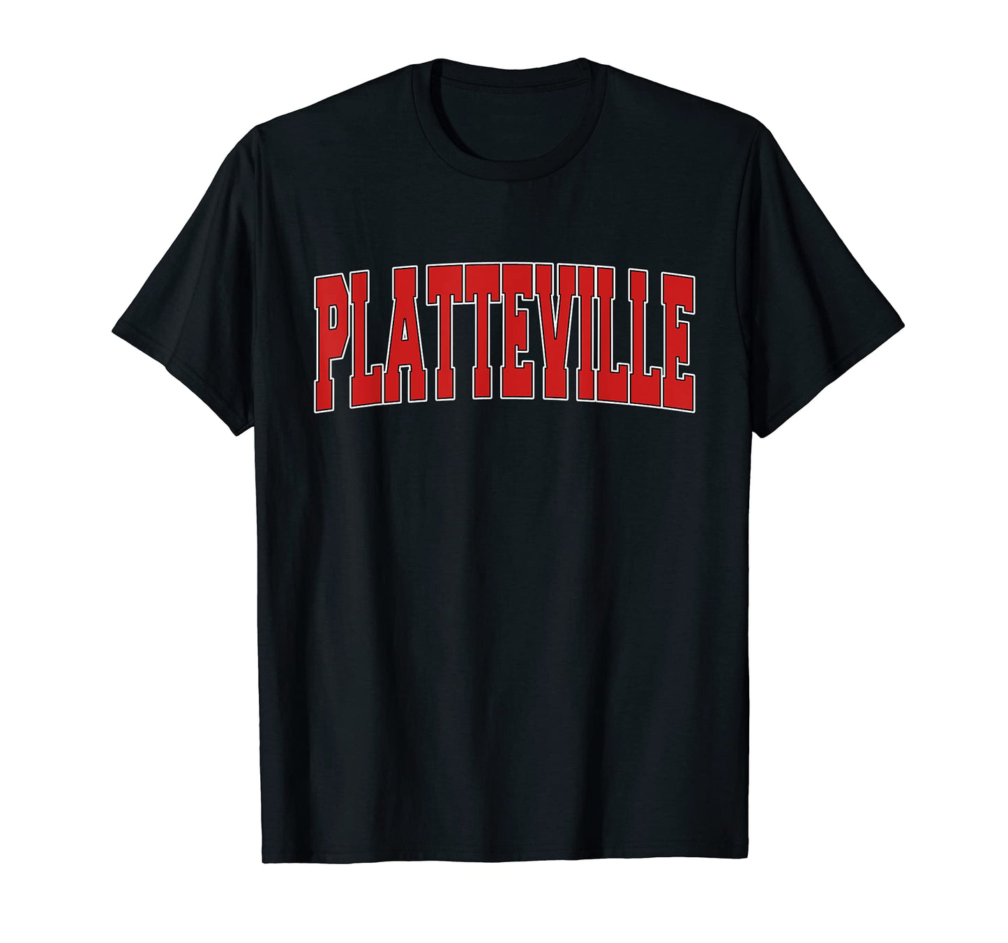 Platteville Wi Wisconsin Varsity Usa T-Shirt - Graphic Print Men Women - T-Shirt, Sweatshirt, Hoodie