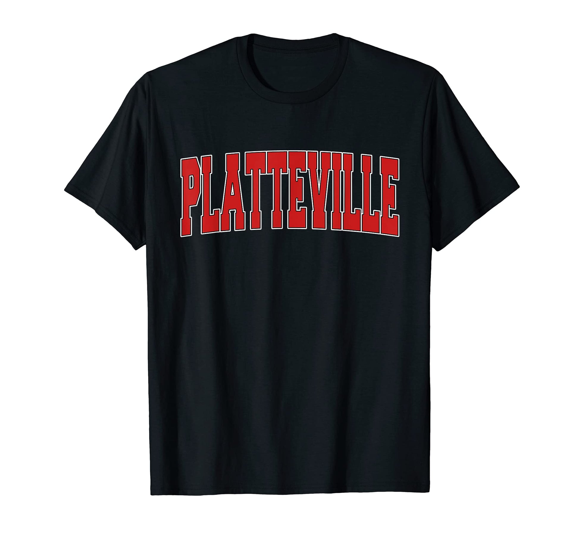 Platteville Wi Wisconsin Varsity Usa T-Shirt - Graphic Print Men Women - T-Shirt, Sweatshirt, Hoodie