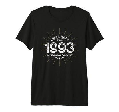 Legendary Since 1993 Birth Year T-Shirt - Fun Novelty Design Men Women - T-Shirt, Sweatshirt, Hoodie