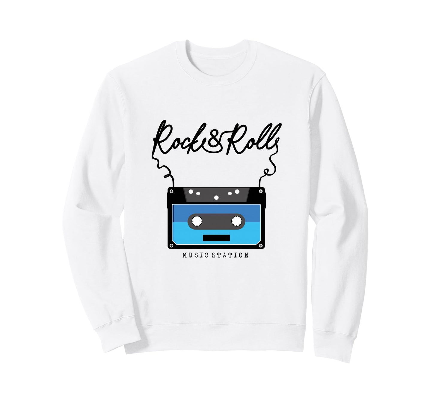 I Love Rock Roll Rock Roll Rock Sweatshirt - Aesthetic Graphic for Adults - T-Shirt, Sweatshirt, Hoodie