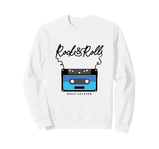 I Love Rock Roll Rock Roll Rock Sweatshirt - Aesthetic Graphic for Adults - T-Shirt, Sweatshirt, Hoodie