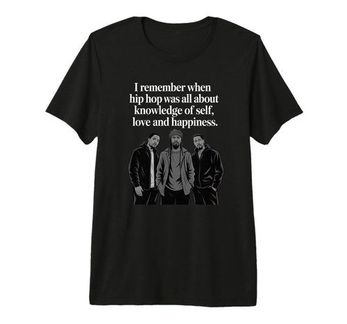 Old School Hip Hop Knowledge Self T-Shirt - Casual Everyday Wear Men Women - T-Shirt, Sweatshirt, Hoodie