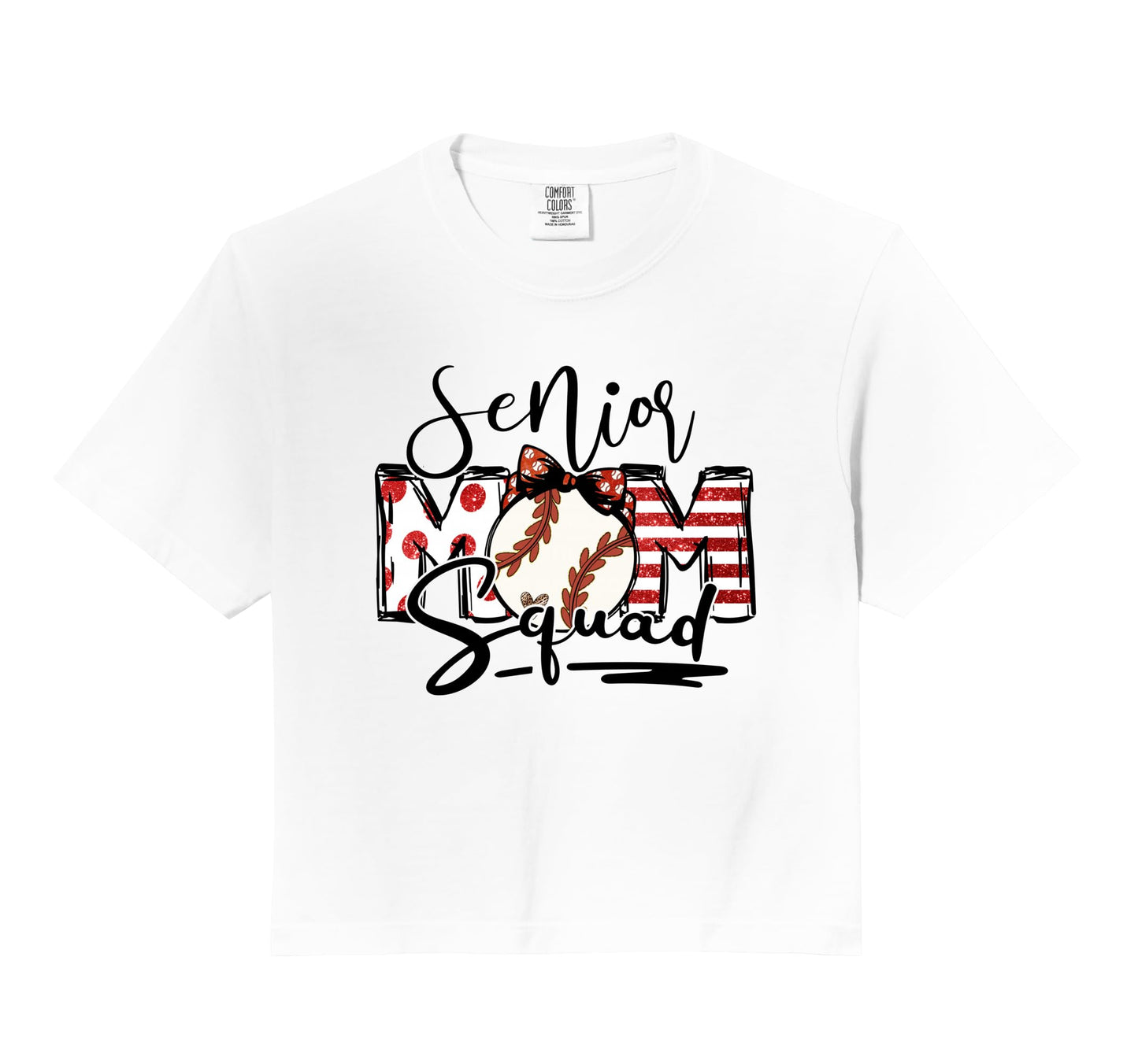 Senior Mom Squad Baseball Mother Sweatshirt - Aesthetic Graphic Men Women - T-Shirt, Sweatshirt, Hoodie