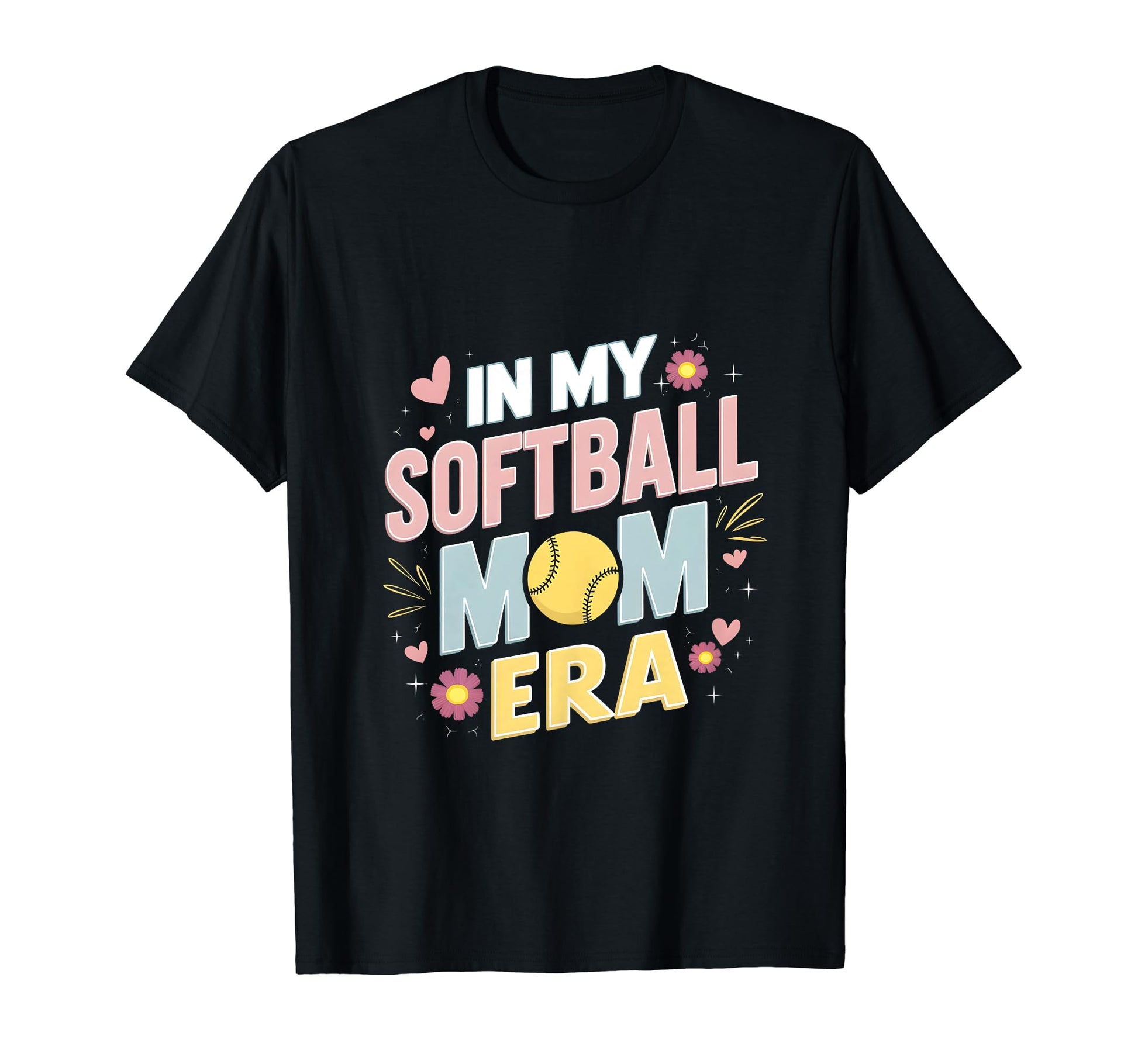 My Softball Mom Era Mom Life Game Day T-Shirt - Trendy Graphic for Adults - T-Shirt, Sweatshirt, Hoodie