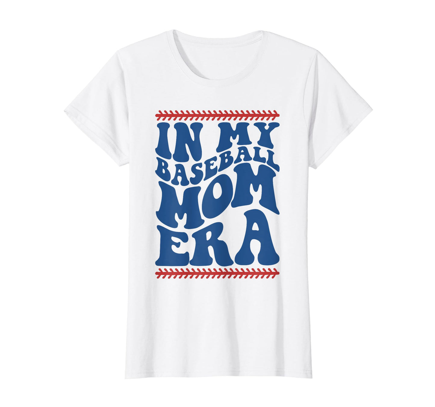 Funny Groovy Baseball My Baseball Mom Era T-Shirt - Graphic Print Unisex - T-Shirt, Sweatshirt, Hoodie