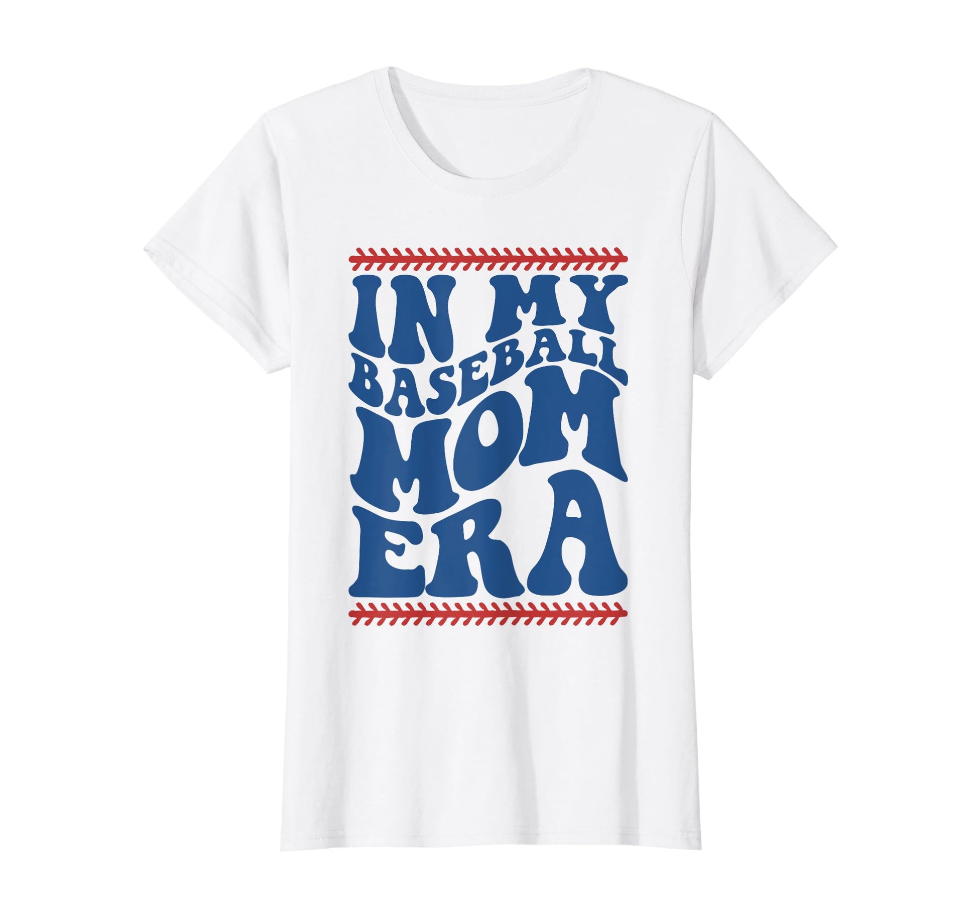 Funny Groovy Baseball My Baseball Mom Era T-Shirt - Graphic Print Unisex - T-Shirt, Sweatshirt, Hoodie
