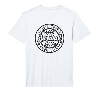 Mens Funny Living That Baseball Mom T-Shirt - Trendy Graphic Men Women - T-Shirt, Sweatshirt, Hoodie