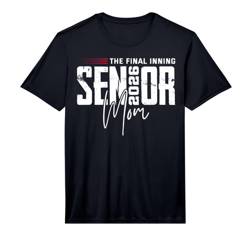 Mens Baseball Senior Mom 2026 Final T-Shirt - Trendy Graphic for Adults - T-Shirt, Sweatshirt, Hoodie