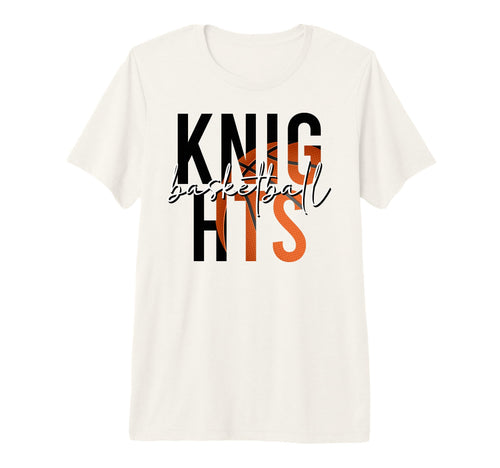 Knight Mascot Basketball Mom Game T-Shirt - Custom Art Print for Adults - T-Shirt, Sweatshirt, Hoodie