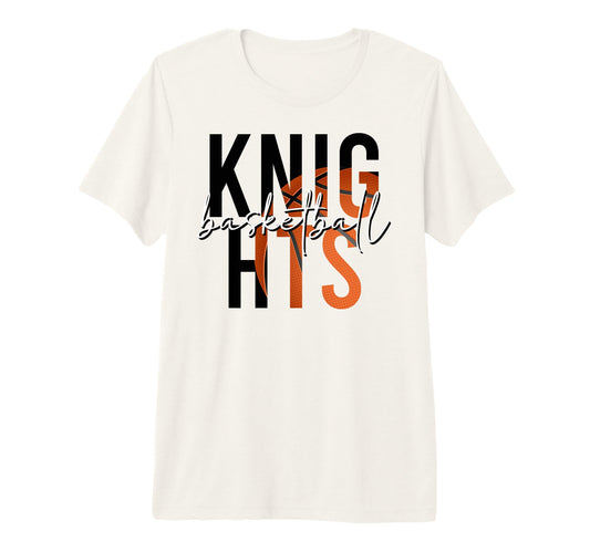 Knight Mascot Basketball Mom Game T-Shirt - Custom Art Print for Adults - T-Shirt, Sweatshirt, Hoodie