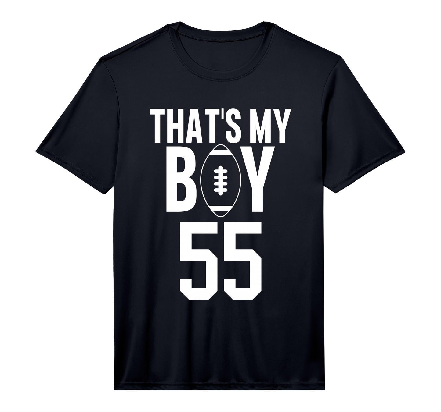 Thats My Football 55 Jersey T-Shirt - Casual Everyday Wear for Adults - T-Shirt, Sweatshirt, Hoodie