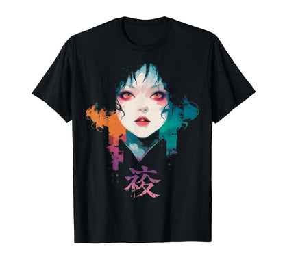 Goth Grunge Demon Anime Waifu Horror Alt T-Shirt - Trendy Graphic Unisex - T-Shirt, Sweatshirt, Hoodie