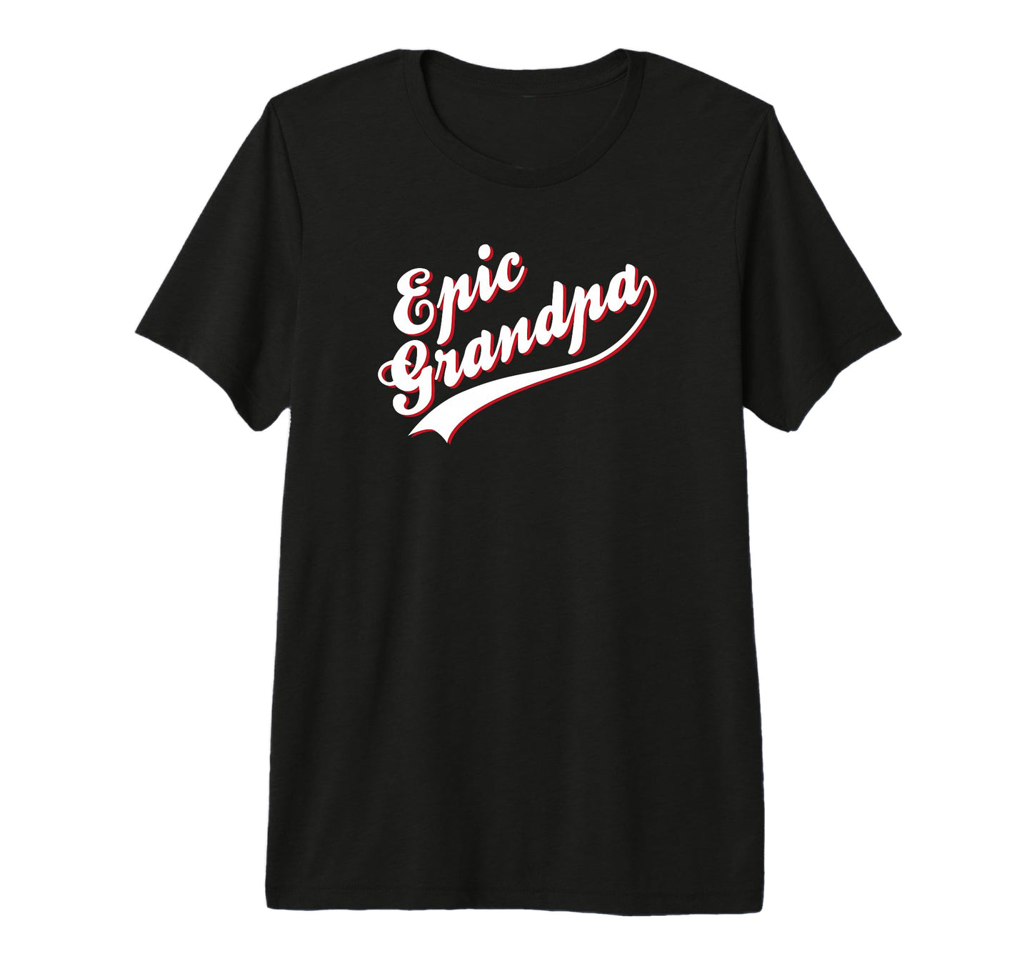 Trendy Epic Grandpa Baseball Text T-Shirt - Aesthetic Graphic Men Women - T-Shirt, Sweatshirt, Hoodie