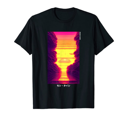 90S Synthwave Japanese Vaporwave Art T-Shirt - Minimalist Print Unisex - T-Shirt, Sweatshirt, Hoodie