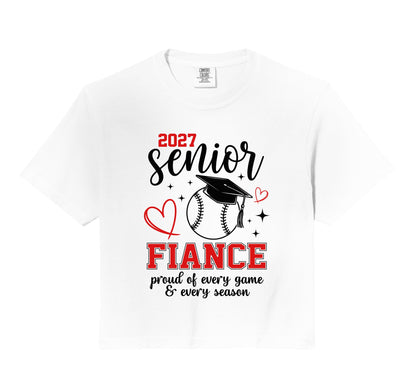 2027 Senior Baseball Fiance Proud Sweatshirt - Fun Novelty Design Unisex - T-Shirt, Sweatshirt, Hoodie