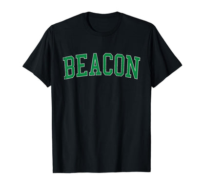 Beacon Ny Distressed Green Varsity T-Shirt - Custom Art Print for Adults - T-Shirt, Sweatshirt, Hoodie
