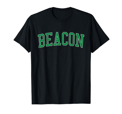 Beacon Ny Distressed Green Varsity T-Shirt - Custom Art Print for Adults - T-Shirt, Sweatshirt, Hoodie