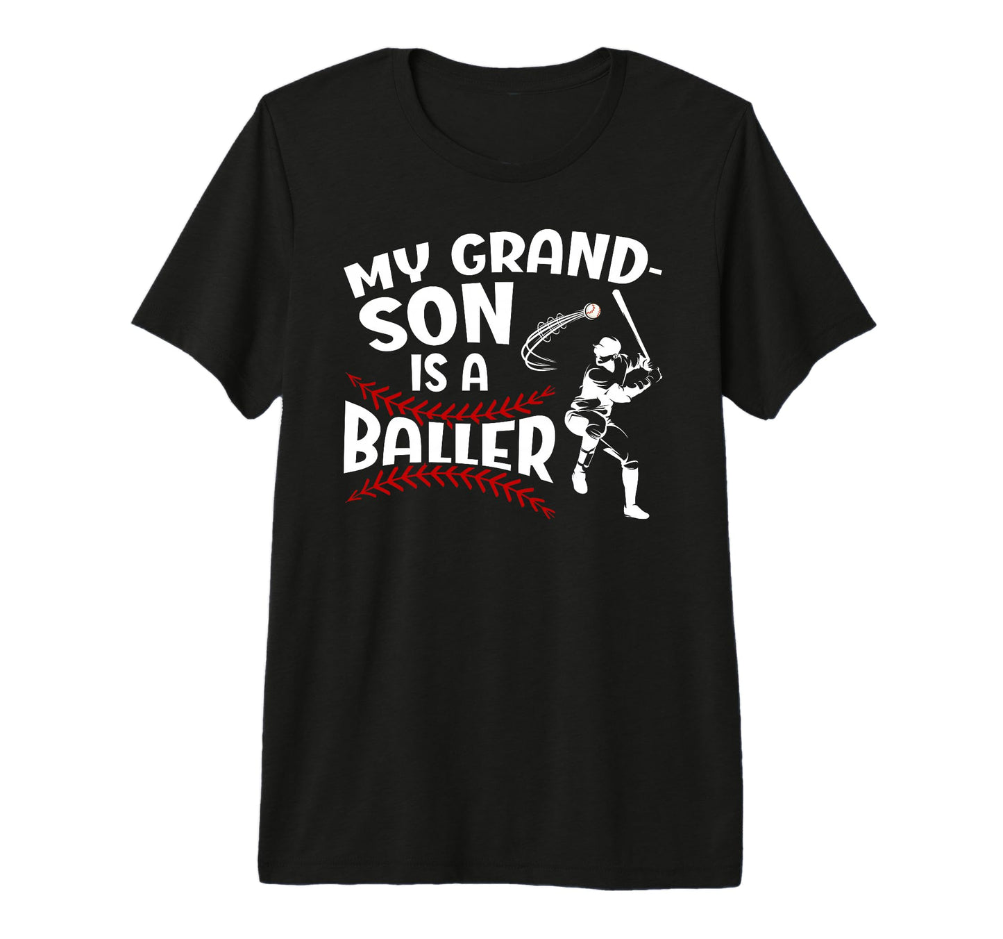 My Grandson Baseball Nana Baseball T-Shirt - Fun Novelty Design Unisex - T-Shirt, Sweatshirt, Hoodie
