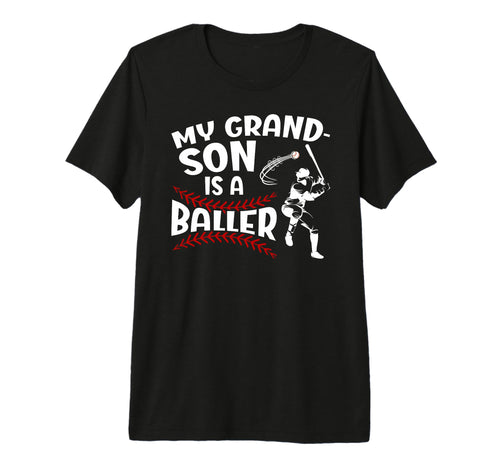 My Grandson Baseball Nana Baseball T-Shirt - Fun Novelty Design Unisex - T-Shirt, Sweatshirt, Hoodie